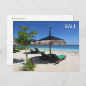 バリビーチインドネシア ポストカード (正面/裏面)