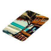 バリビーチカフェバー マグネット (左側)