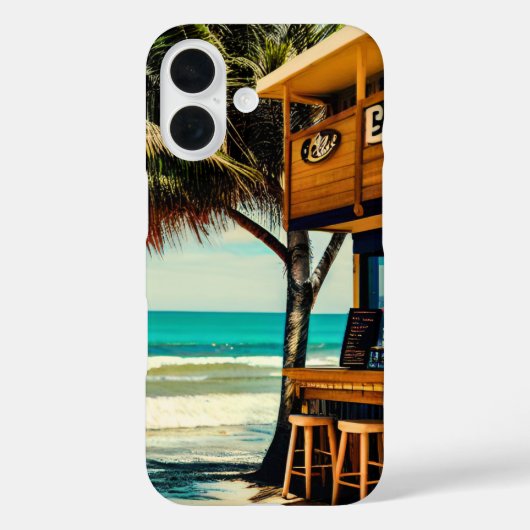 バリビーチカフェバー Case-Mate iPhoneケース (裏面)