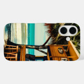 バリビーチカフェバー Case-Mate iPhoneケース (裏面 (横))