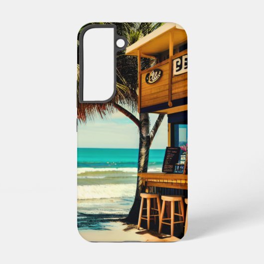 バリビーチカフェバー SAMSUNG GALAXYケース (裏面)