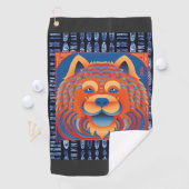 バリブリスチャウドッグリングサイド ゴルフタオル (インサイチュ)