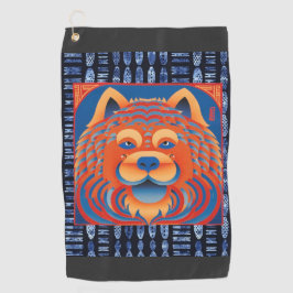 バリブリスチャウドッグリングサイド ゴルフタオル