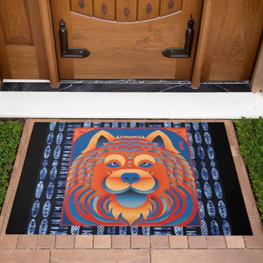 バリブリスチャウドッグ ドアマット