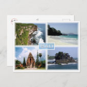 バリプラルフールウルワトゥパダンバイシークレットビーチ ポストカード (正面/裏面)