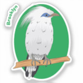 バリミナ熱帯異国鳥 シール (正面)