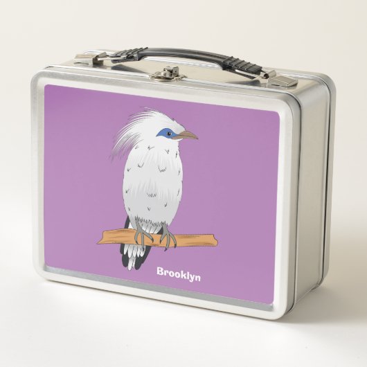 バリミナ熱帯異国鳥 メタルランチボックス (正面)