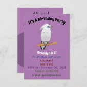 バリミナ熱帯異国鳥 招待状 (正面/裏面)