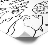 バリヤ素晴らしリーフ、父の日、ポスター ポスター (角)