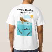 バリューシャツ-悲劇的な船乗り事故 Tシャツ (裏面)