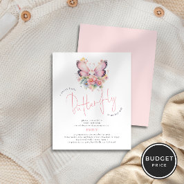 バリュースイートバタフライオンウェイフローラ赤ちゃんシャワー チラシ