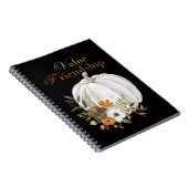 バリューフレンドシップパンプキンハロウィーンノートブック ノートブック (右側)