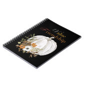 バリューフレンドシップパンプキンハロウィーンノートブック ノートブック (左側)