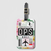 バリラゲッジタグDPSエアポートコード ラゲッジタグ (正面縦)
