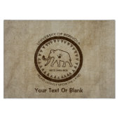 バリンギアウーリーマンモスシール大学 カッティングボード (正面)