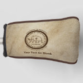 バリンギアウーリーマンモスシール大学 ゴルフヘッドカバー (正面)