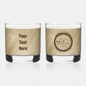 バリンギアナマンモスシール大学 ウイスキーグラス (裏面)