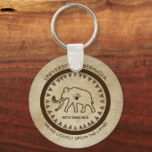 バリンギアナマンモスシール大学 キーホルダー (正面)