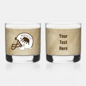 バリンギアマンモスヘルメット ウイスキーグラス (正面)