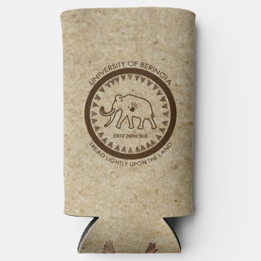 バリンギアマンモス大学クーラーボックス スリム缶クーラー (正面)