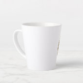 バリンギアマンモス大学 カフェラテマグ (左アングル)