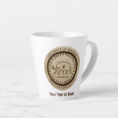 バリンギアマンモス大学 カフェラテマグ (右アングル)