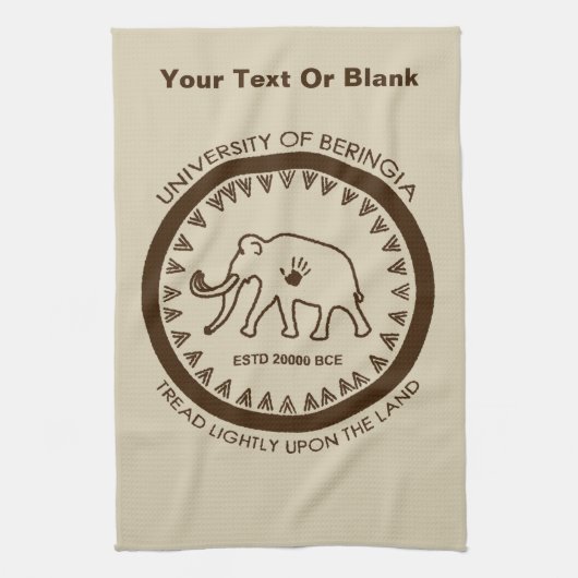 バリンギアマンモス大学 キッチンタオル (縦)