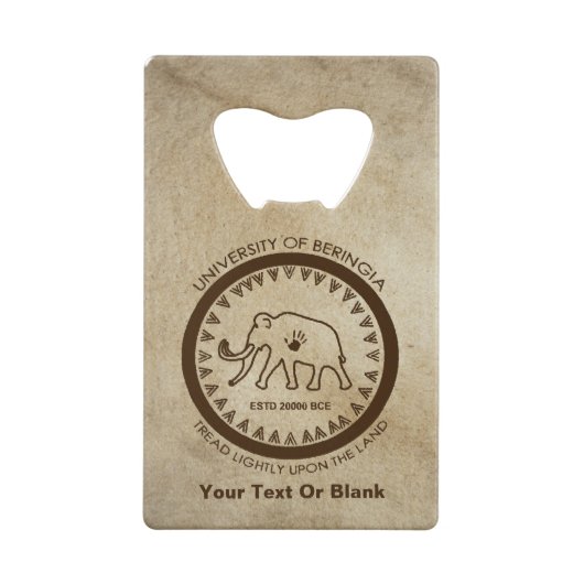 バリンギアマンモス大学 クレジットカード栓抜き (裏面)