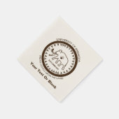 バリンギアマンモス大学 スタンダードカクテルナプキン (角)