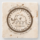 バリンギアマンモス大学 ストーンコースター (正面)