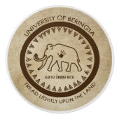 バリンギアマンモス大学 セラミックノブ (正面)