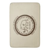 バリンギアマンモス大学 バスマット (正面縦)