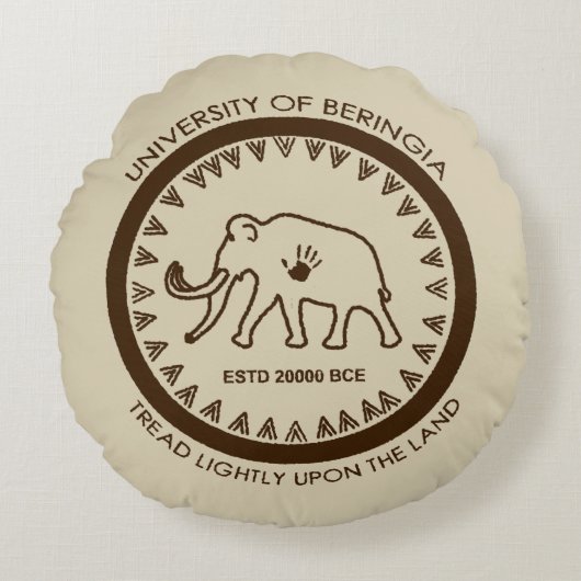 バリンギアマンモス大学 ラウンドクッション (正面)