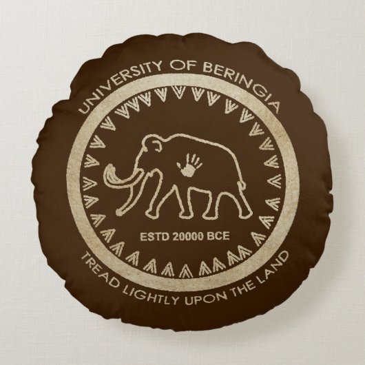 バリンギアマンモス大学 ラウンドクッション (正面)