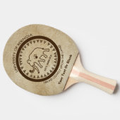 バリンギアマンモス大学 卓球ラケット (横)