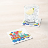 バリンチントラックコースター スクエアペーパーコースター (インサイチュ)