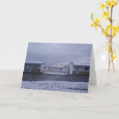 バリーのモーテルの挨拶状 カード (黄色い花)