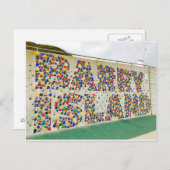 バリーの島のウェールズの登山の壁の郵便はがき ポストカード (正面/裏面)