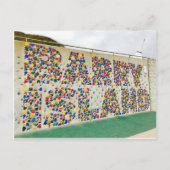 バリーの島のウェールズの登山の壁の郵便はがき ポストカード (正面)