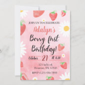 バリーの最初の誕生日 招待状 (正面)