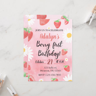 バリーの最初の誕生日 招待状