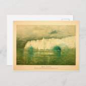 バリーグレーシャーアラスカヴィンテージプリンスウィリアムサウンド ポストカード (正面/裏面)