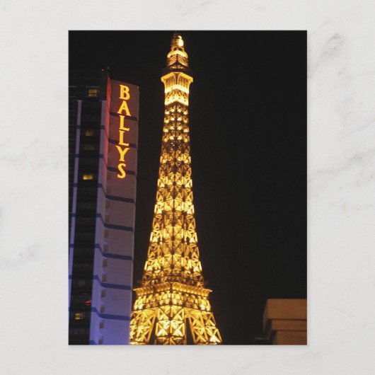バリーズとエッフェルタワー ポストカード (正面)