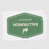 バリーブニオンアイルランドゴルフの目的地 ゴルフタオル (横)