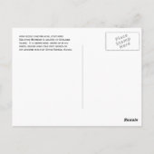 バリーホー山の後ろのカニポット ポストカード (裏面)