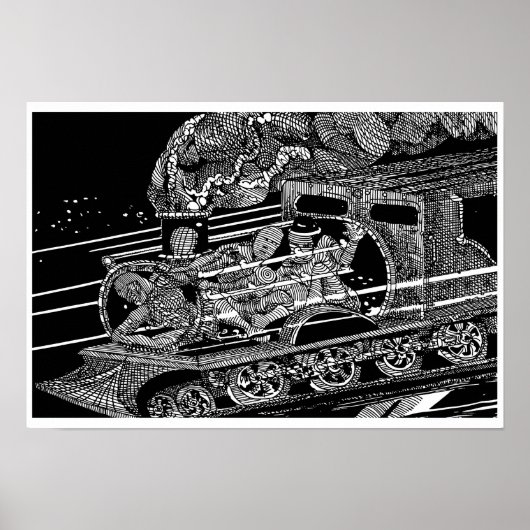 バリー・クークの蒸気列車 ポスター (正面)