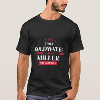 バリー・ゴールドウォーター・シャツ長袖共和党カンパ Tシャツ