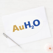 バリー・ゴールドウォーター 楕円形シール (封筒)