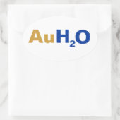 バリー・ゴールドウォーター 楕円形シール (バッグ)