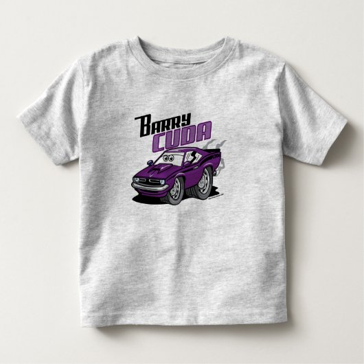 バリーCudaはTシャツをからかいます トドラーTシャツ (正面)